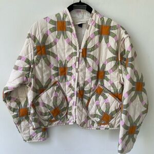 Universal Threads Multicolor Quilted Buttom Jacket size small